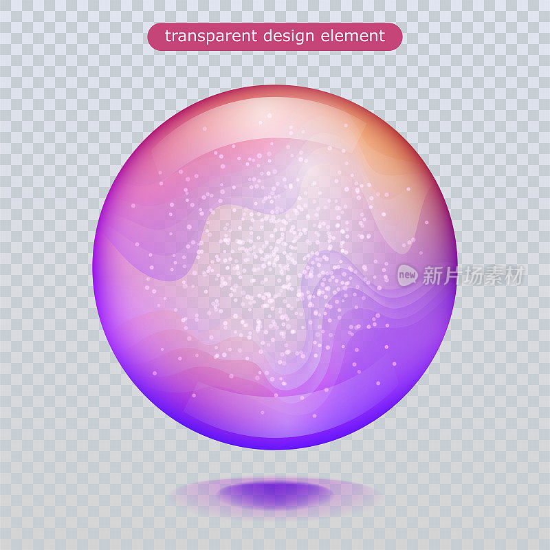 Water rain drop isolated on transparent background. Vector clear dew, water bubble or glass surface ball for your design. Vector ilustration. Eps10